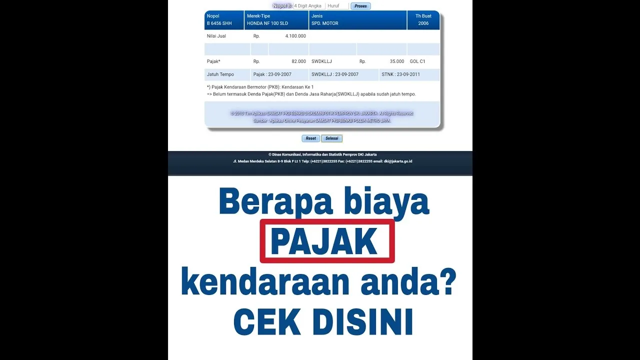 Cara Hitung Biaya Pajak Kendaraan Tahunan di Tebing Tinggi Secara Online: Panduan Praktis untuk Wajib Pajak
